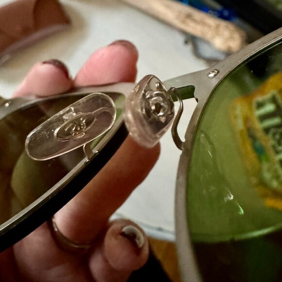 Ray-Ban Blaze Clubmaster RB3756 green & gunmetal unisex sunglasses, EUC - Picture 9 of 12